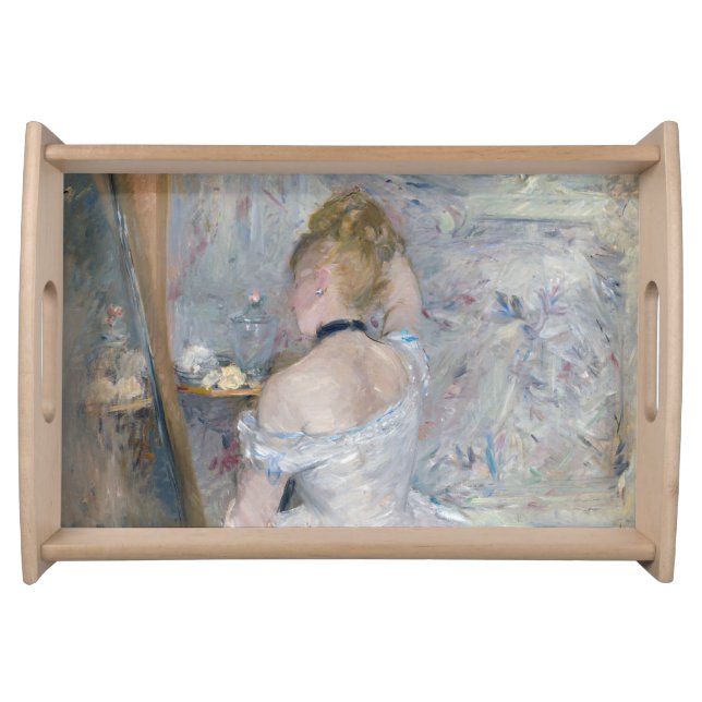 Berthe Morisot - Woman at Her Toilette Serving Tray (Front)