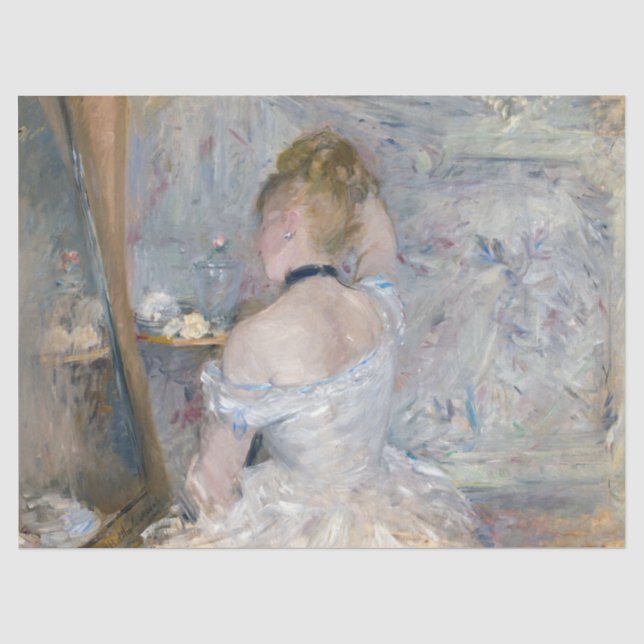 Berthe Morisot - Woman at Her Toilette Tissue Paper (Front)