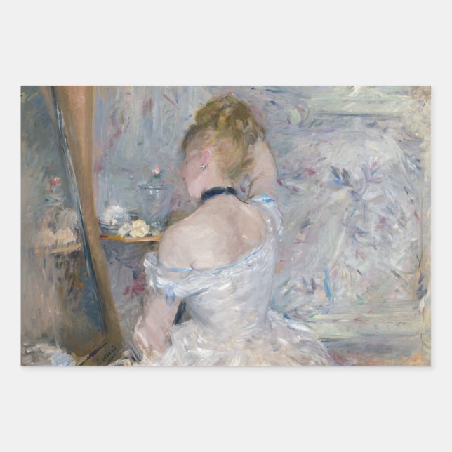 Berthe Morisot - Woman at Her Toilette Wrapping Paper Sheets (Front)