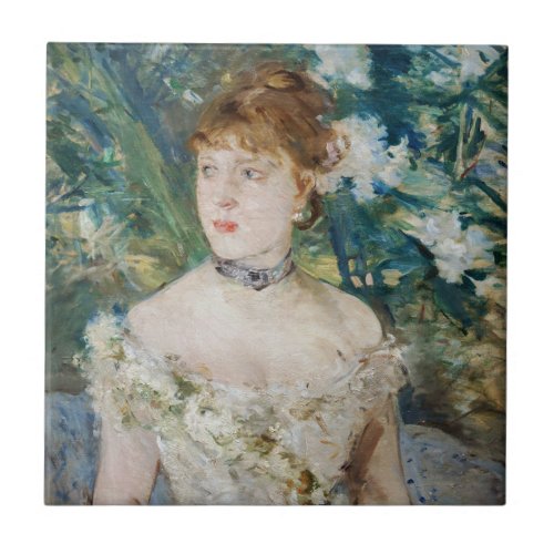 Berthe Morisot _ Young Girl in a Ball Gown Ceramic Tile
