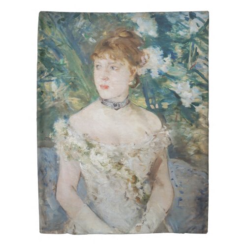 Berthe Morisot _ Young Girl in a Ball Gown Duvet Cover