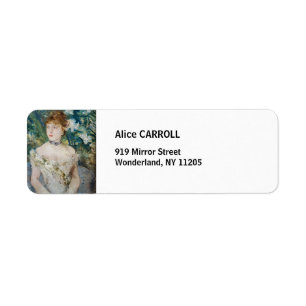 Berthe Morisot - Young Girl in a Ball Gown Label