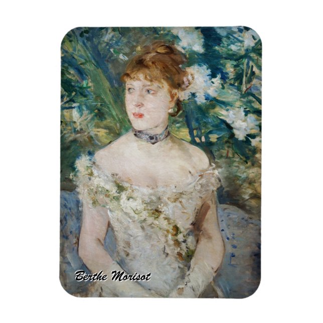 Berthe Morisot - Young Girl in a Ball Gown Magnet (Vertical)