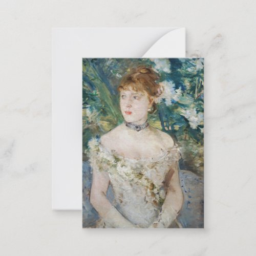 Berthe Morisot _ Young Girl in a Ball Gown Note Card