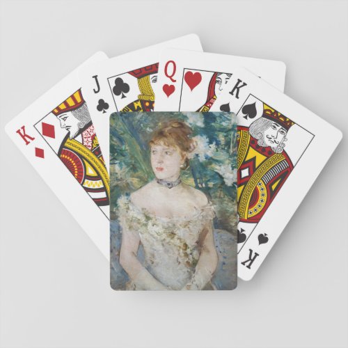 Berthe Morisot _ Young Girl in a Ball Gown Poker Cards