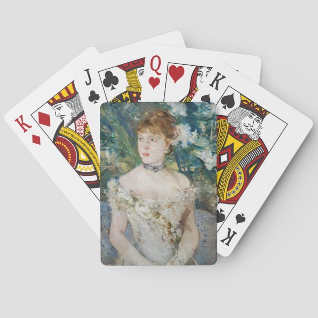 Berthe Morisot - Young Girl in a Ball Gown Poker Cards (Back)