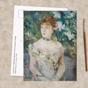 Berthe Morisot - Young Girl in a Ball Gown Postcard