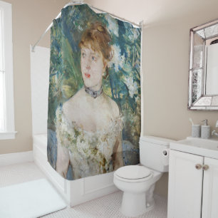 Berthe Morisot - Young Girl in a Ball Gown Shower Curtain