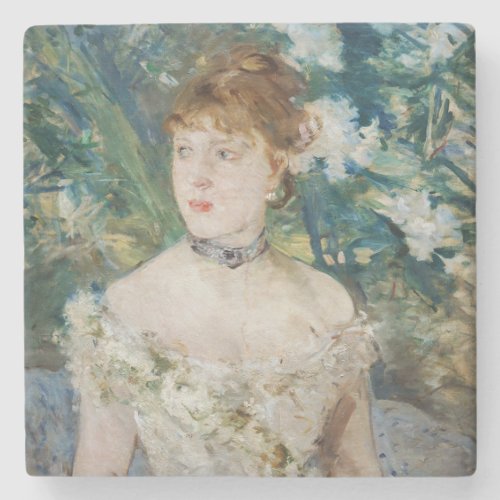 Berthe Morisot _ Young Girl in a Ball Gown Stone Coaster