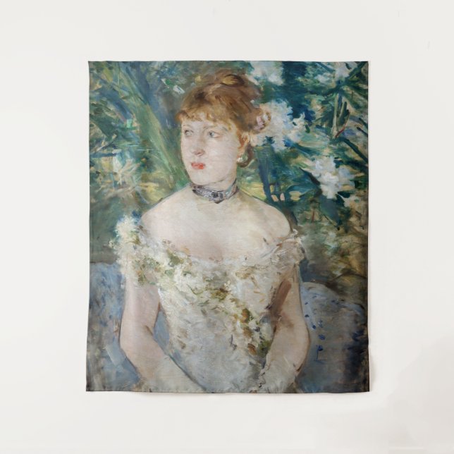 Berthe Morisot - Young Girl in a Ball Gown Tapestry (Front)