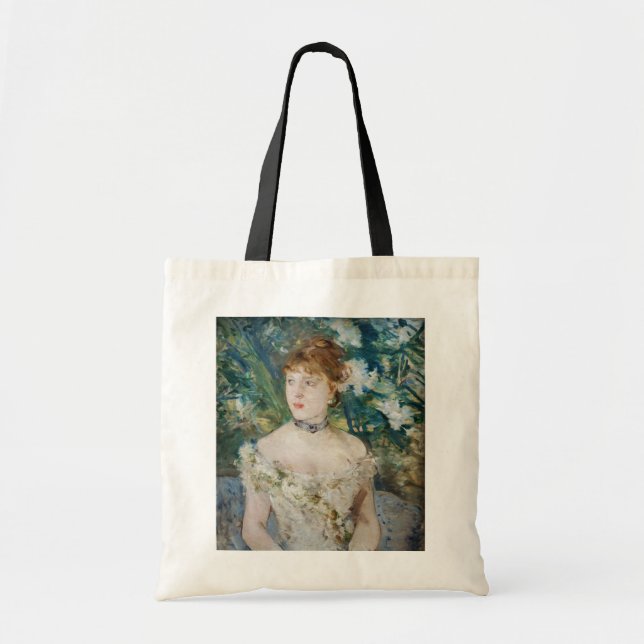 Berthe Morisot - Young Girl in a Ball Gown Tote Bag (Front)