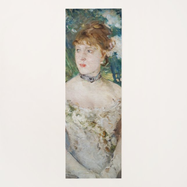 Berthe Morisot - Young Girl in a Ball Gown Yoga Mat (Back)