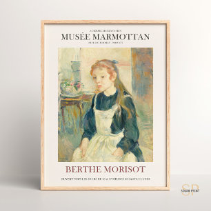 Berthe Morisot Young Girl with an Apron Art Print
