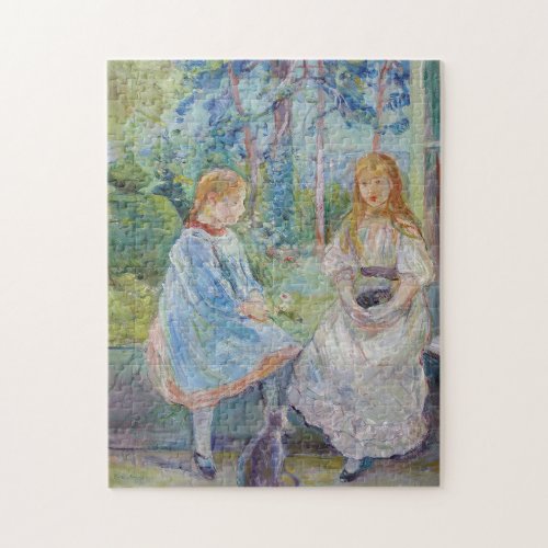 Berthe Morisot _ Young Girls at the Window Jigsaw Puzzle