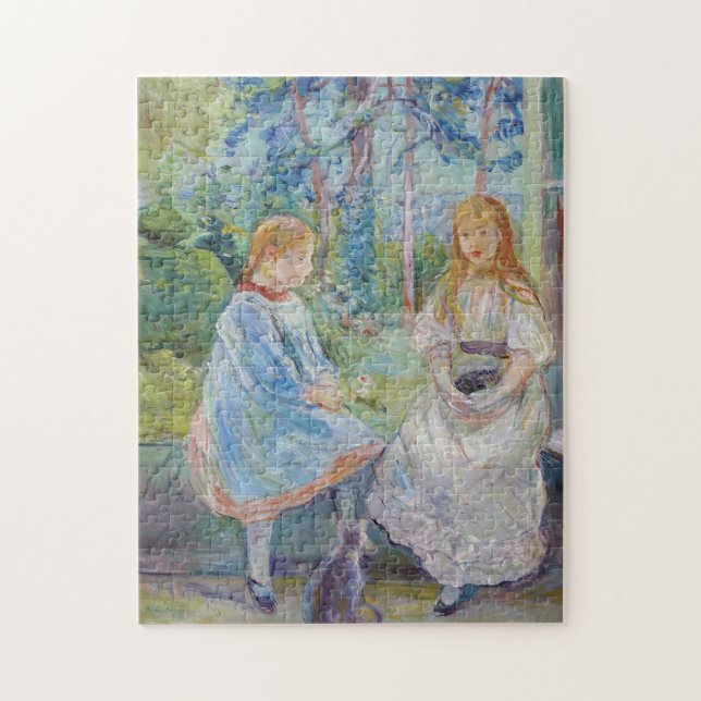 Berthe Morisot - Young Girls at the Window Jigsaw Puzzle (Vertical)