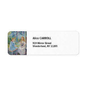 Berthe Morisot - Young Girls at the Window Label