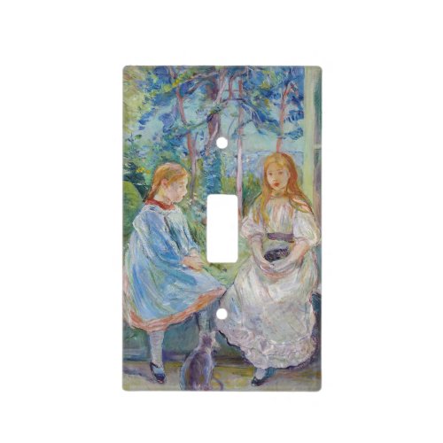 Berthe Morisot _ Young Girls at the Window Light Switch Cover