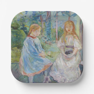 Berthe Morisot - Young Girls at the Window Paper Plates
