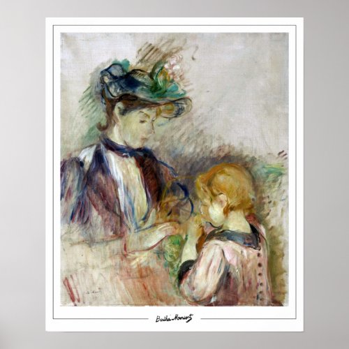Berthe Morisot Zedign Art Poster 254