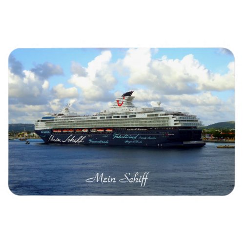 Berthed in Bonaire Mein Schiff Magnet