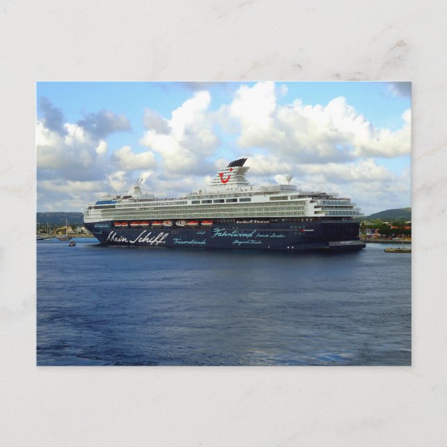 Berthed in Bonaire Postcard (Front)