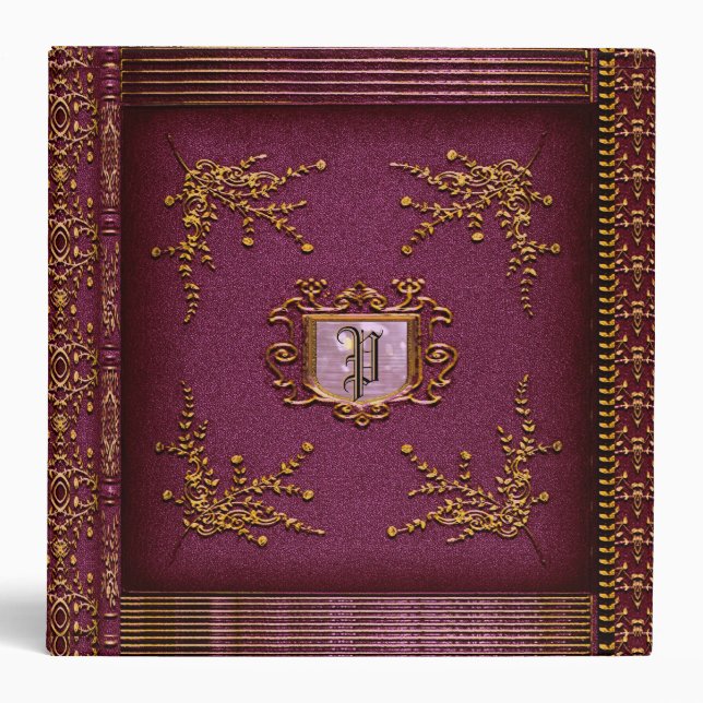 Berthody Pinguet Customizable 3 Ring Binder (Front)