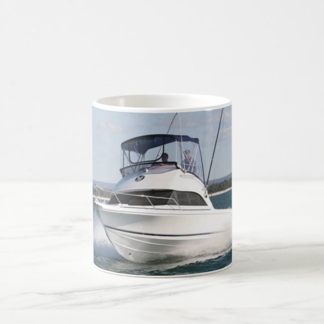 Bertram 25 Boat Coffee Mug Cup (Center)