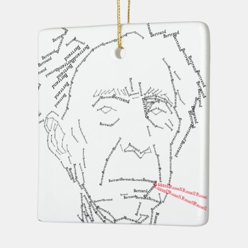 Bertrand Russell Ornament