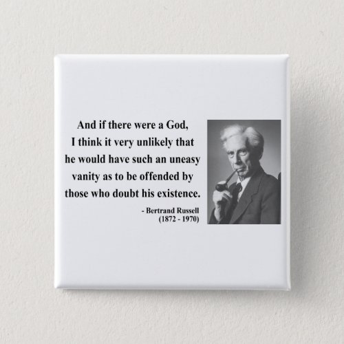 Bertrand Russell Quote 3b Pinback Button