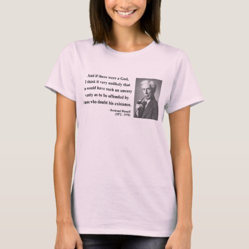 Bertrand Russell Quote 3b T_Shirt