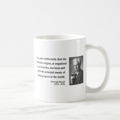 Bertrand Russell Quote 5b Coffee Mug