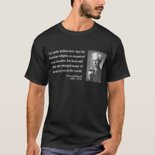 Unisex T-Shirt FREE Worldwide Delivery Bertrand Russell Badly Drawn Authors