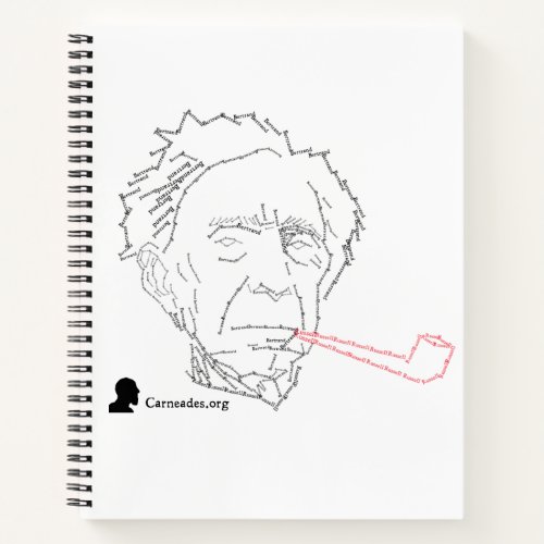 Bertrand Russell Spiral Notebook