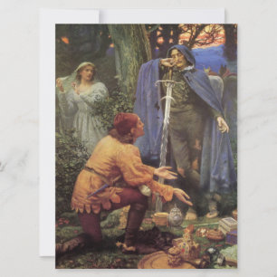 Bertuccio's Bride (by Edward Robert Hughes) Card