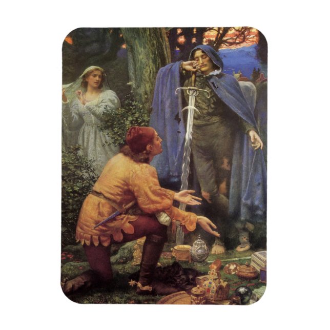 Bertuccio's Bride (by Edward Robert Hughes) Magnet (Vertical)