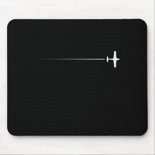 Beruf Pilot Flugzeug fliegen Mouse Pad