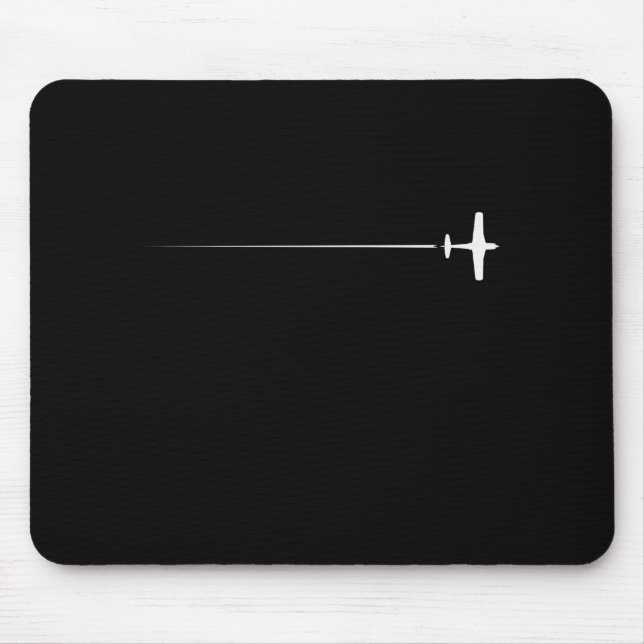 Beruf Pilot Flugzeug fliegen Mouse Pad (Front)