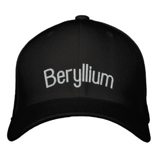 Beryllium Embroidered Baseball Hat