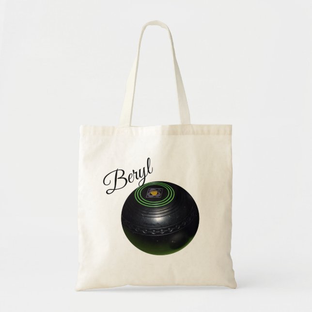 Beryls, Lawn Bowls Tote Shopping Bag (Front)
