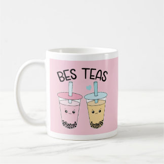 Bes Teas Boba Tea Mug | Bubble Tea Besties Gift