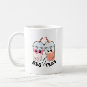 Bes-teas Funny Bubble Tea BFF Bestie Cute Coffee Mug