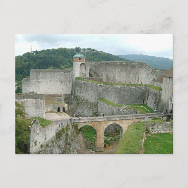 Besançon, citadel ramparts postcard (Front)