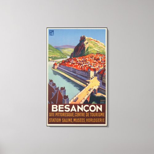 Besancon France Vintage Travel Poster Print