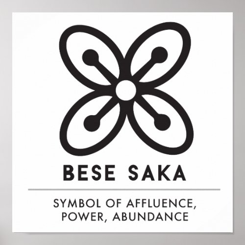 BESE SAKA  Symbol of Affluence Power Abundance Poster