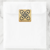 BESE SAKA | Symbol of Affluence, Power, Abundance Square Sticker | Zazzle