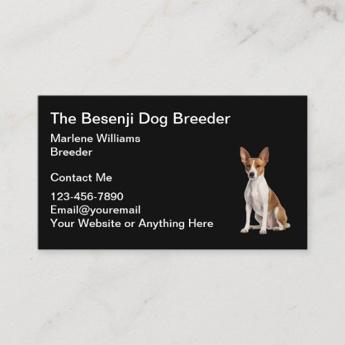 Besenji Dog Breeder And Rescue Business Cards