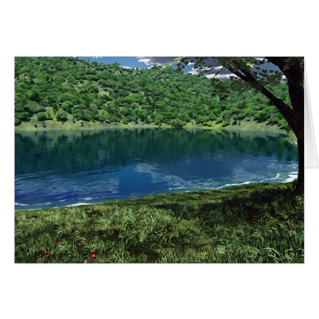 Beside Deep Waters Card (Front Horizontal)