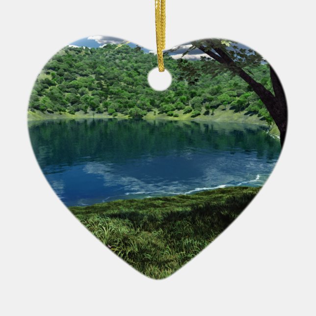 Beside Deep Waters Ornament (Front)