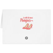 Beside My Shoes - A Cote de Mes Pompes French (Back Horizontal)