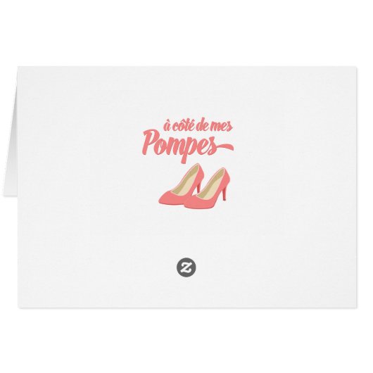 Beside My Shoes - A Cote de Mes Pompes French (Back Horizontal)